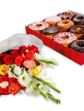 Donuts With Flowers