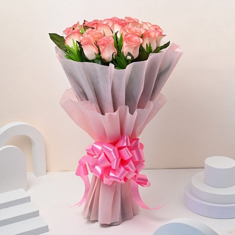 Roseate Elegance Bouquet - Image 3