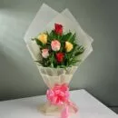 Triumphant Radiant Rose Trio – same-day flower delivery Pakistan | Proflowers.pk