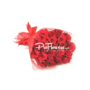 24 Caret Red Lovely Flowers