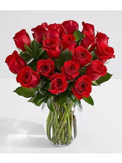 18 Long Stemmed Red Roses – same-day flower delivery Pakistan | Proflowers.pk