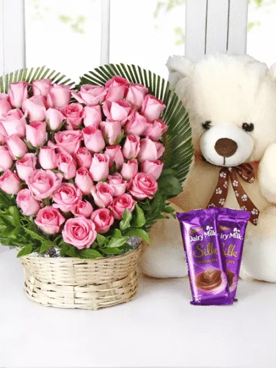 Pretty Pink Combo – same-day flower delivery Pakistan | Proflowers.pk
