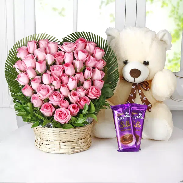 Pretty Pink Combo – same-day flower delivery Pakistan | Proflowers.pk