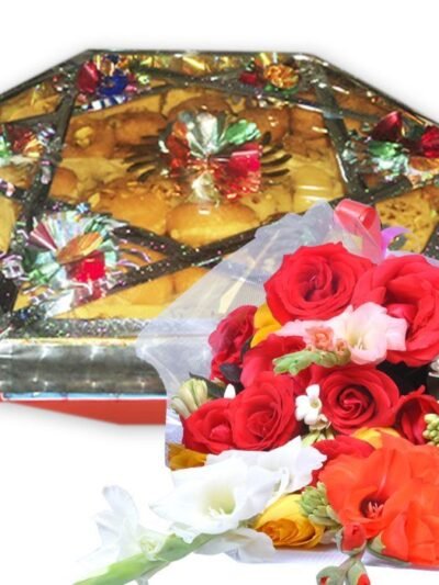 MITHAI TOKRA 8KG WITH BOUQUET