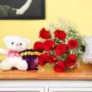 Pure Love – Roses And Chocolates – same-day flower delivery Pakistan | Proflowers.pk
