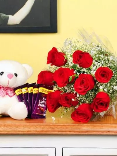 Pure Love – Roses And Chocolates – same-day flower delivery Pakistan | Proflowers.pk